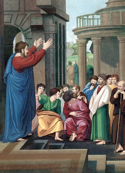 St Paul the Apostle preaching to the Athenians, c1860