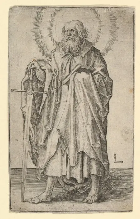 Framed Print : St. Paul, ca. 1510. Creator: Lucas van Leyden Framed Print : St. Paul, ca. 1510. Creator: Lucas van Leyden