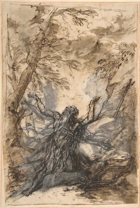 Framed Print : St. Paul, Hermit, 1615-73. Creators: St Paul of Thebes, Salvator Rosa Framed Print : St. Paul, Hermit, 1615-73. Creators: St Paul of Thebes, Salvator Rosa