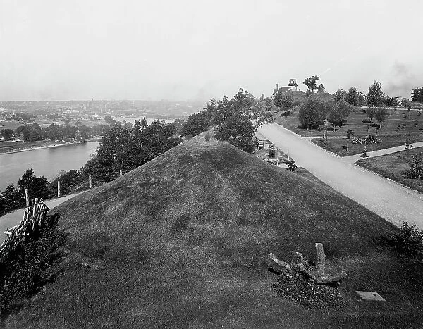 St. Paul, Minn. from the Indian mounds, between 1880 and 1899. Creator: Unknown