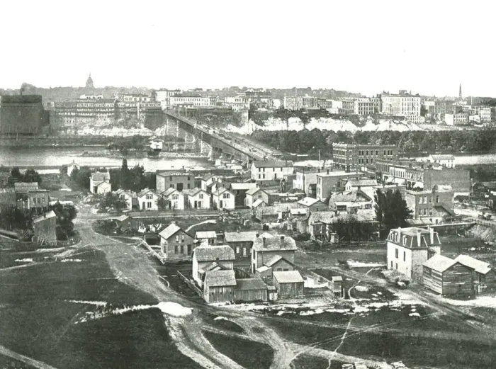 Framed Print : St Paul from the west, USA, 1895. Creator: Unknown Framed Print : St Paul from the west, USA, 1895. Creator: Unknown