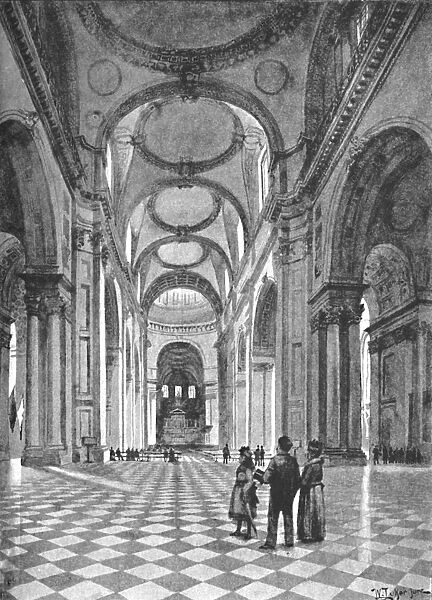 St. Pauls Cathedral, 1891. Artist: William Luker