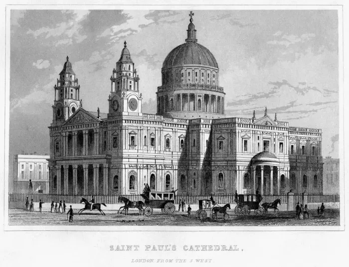 Framed Print : St Pauls Cathedral, City of London Framed Print : St Pauls Cathedral, City of London