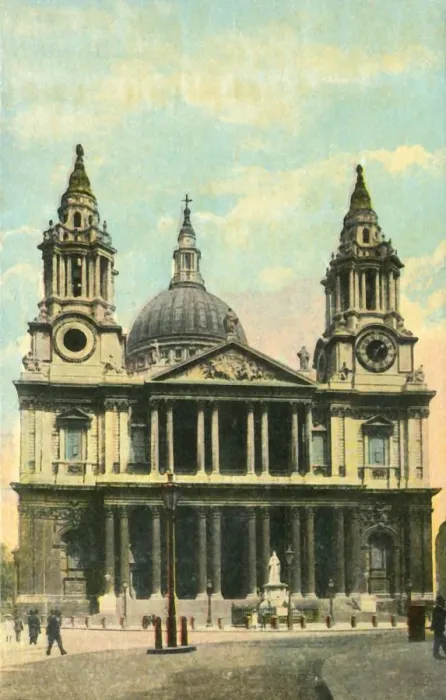 Framed Print : St. Pauls Cathedral, London, c1910. Creator: Unknown Framed Print : St. Pauls Cathedral, London, c1910. Creator: Unknown