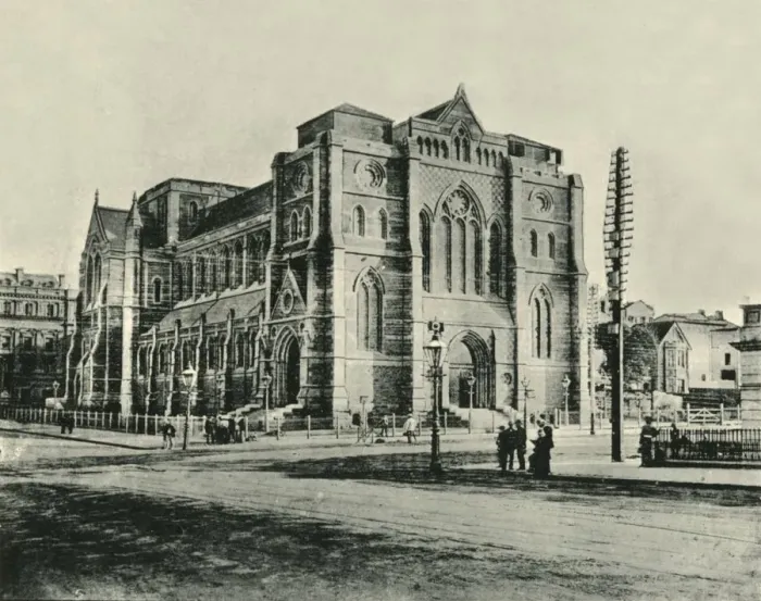 Framed Print : St. Pauls Cathedral, Melbourne, 1901. Creator: Unknown Framed Print : St. Pauls Cathedral, Melbourne, 1901. Creator: Unknown