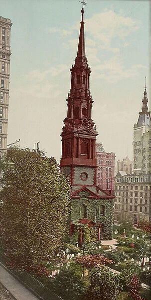 St. Paul's Church, New York, c1901. Creator: Unknown