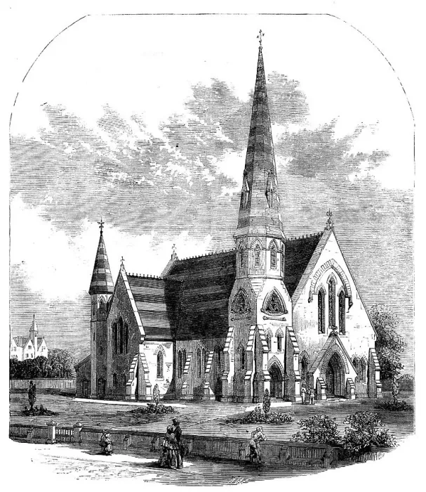 Framed Print : St. Paul's Church, West Smethwick, South Staffordshire, 1858. Creator: Unknown Framed Print : St. Paul's Church, West Smethwick, South Staffordshire, 1858. Creator: Unknown