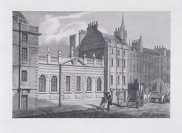 St Pauls School, London, 1814. Artist: Samuel Owen