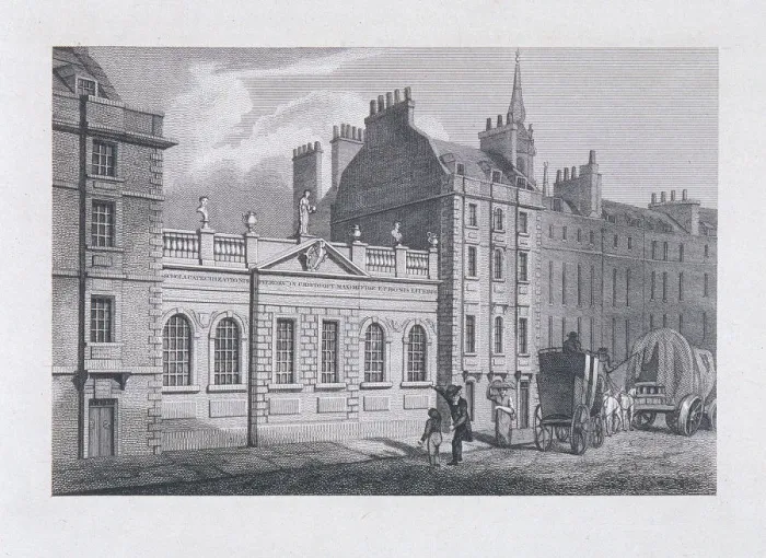 Framed Print : St Pauls School, London, 1814. Artist: Samuel Owen Framed Print : St Pauls School, London, 1814. Artist: Samuel Owen