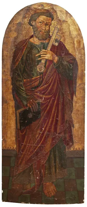 Framed Print : St Peter, 15th century. Creator: Unknown Framed Print : St Peter, 15th century. Creator: Unknown