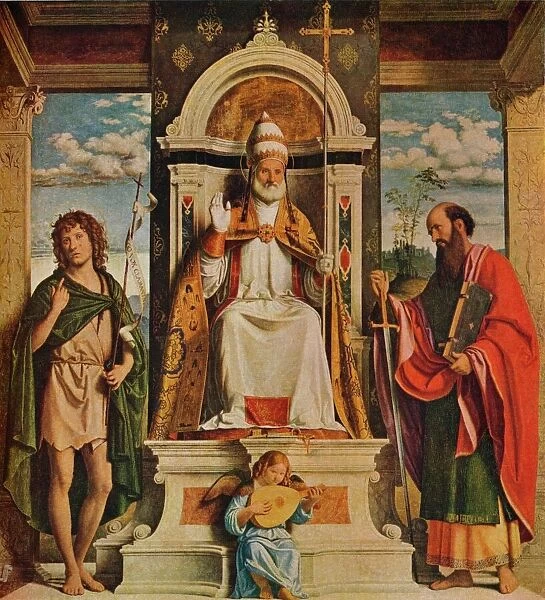 St. Peter Enthroned with St. John the Baptist and St. Paul, 1515-1516, (1930). Creator