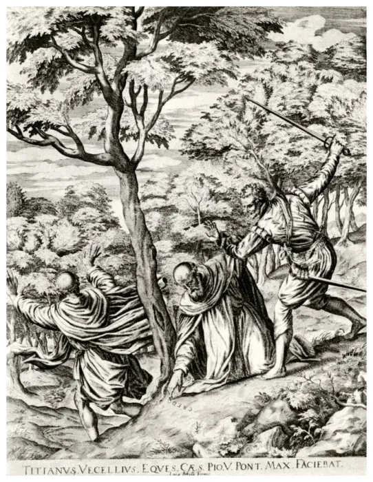 Framed Print : St Peter Martyr, 16th century, (1937). Artist: Luca Bertelli Framed Print : St Peter Martyr, 16th century, (1937). Artist: Luca Bertelli
