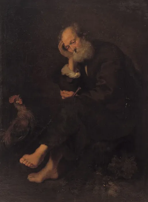 Framed Print : St Peter Repentant, 1624-1670. Creator: Karel van Mander III Framed Print : St Peter Repentant, 1624-1670. Creator: Karel van Mander III