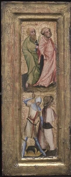 St. Peter and St. Paul; St. George and St. James the Greater, c. 1424. Creator: Unknown