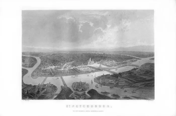 Framed Print : St Petersburg, northwestern Russia, 1893. Artist:s Bradshaw Framed Print : St Petersburg, northwestern Russia, 1893. Artist:s Bradshaw