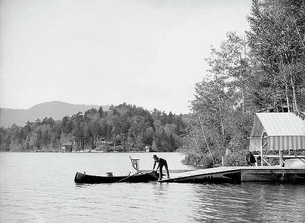 St. Regis Mountain from Upper St. Regis Lake, Adirondack Mountains, c1903. Creator: Unknown