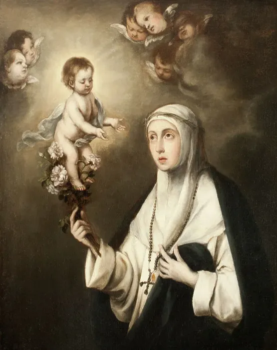 Framed Print : St Rosa of Lima. Creator: Anon Framed Print : St Rosa of Lima. Creator: Anon