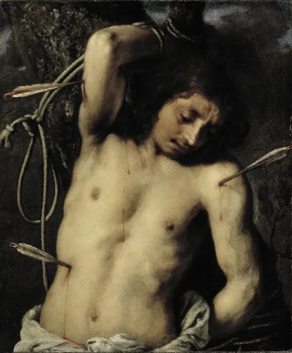 Framed Print : St Sebastian, 1655-1665. Creator: Juan Carreno de Miranda Framed Print : St Sebastian, 1655-1665. Creator: Juan Carreno de Miranda
