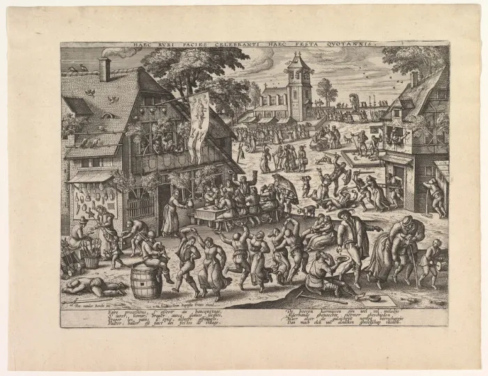 Framed Print : St. Sebastians Fair. Creator: Unknown Framed Print : St. Sebastians Fair. Creator: Unknown