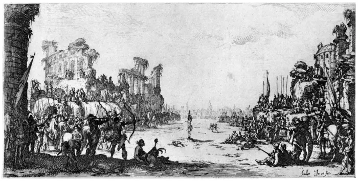 Framed Print : St Sebastien, c1605-1630 (1924). Artist: Jacques Callot Framed Print : St Sebastien, c1605-1630 (1924). Artist: Jacques Callot