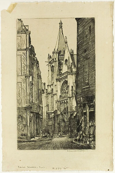 St. Severin, Paris, 1902. Creator: Donald Shaw MacLaughlan
