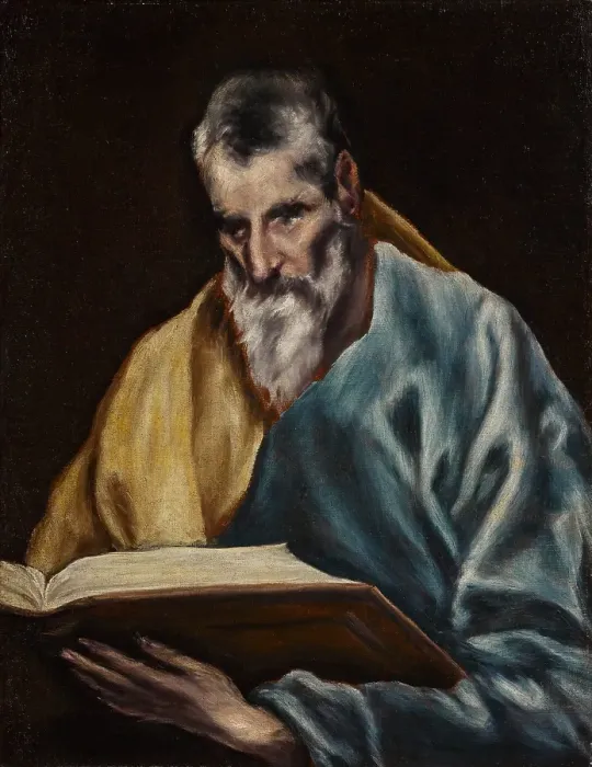 Framed Print : St Simon, about 1610-1614. Creator: El Greco Framed Print : St Simon, about 1610-1614. Creator: El Greco
