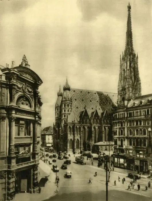 Framed Print : St Stephens Cathedral, Vienna, Austria, c1935. Creator: Unknown Framed Print : St Stephens Cathedral, Vienna, Austria, c1935. Creator: Unknown