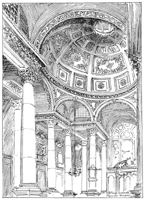 Framed Print : St Stephens Walbrook, 1899