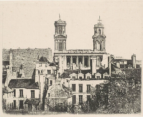 St. Sulpice, Paris, ca. 1841. Creator: Hippolyte Fizeau