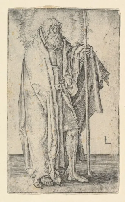 Framed Print : St. Thomas, ca. 1510. Creator: Lucas van Leyden Framed Print : St. Thomas, ca. 1510. Creator: Lucas van Leyden