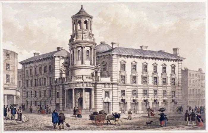 Framed Print : St Thomas Hospital, Lambeth, London, 1871 Framed Print : St Thomas Hospital, Lambeth, London, 1871