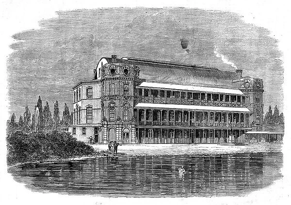 St. Thomas's Hospital, Surrey Gardens, 1862. Creator: T. H. W