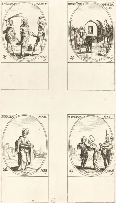 Framed Print : St. Urban; The Translation of St. Mary of James; St. Quadrat; St. Julius Framed Print : St. Urban; The Translation of St. Mary of James; St. Quadrat; St. Julius
