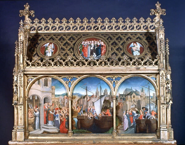 St Ursula Shrine, 1489. Artist: Hans Memling