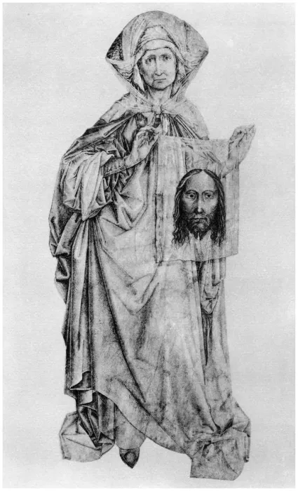 Framed Print : St Veronica, mid 15th century (1958) Framed Print : St Veronica, mid 15th century (1958)