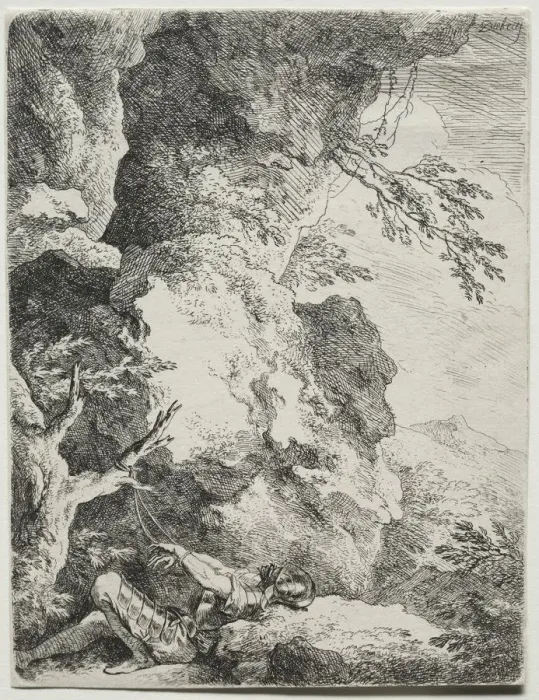Framed Print : St. William, The Hermit Saint. Creator: Christian Wilhelm Ernst Dietrich (German, 1712-1774) Framed Print : St. William, The Hermit Saint. Creator: Christian Wilhelm Ernst Dietrich (German, 1712-1774)