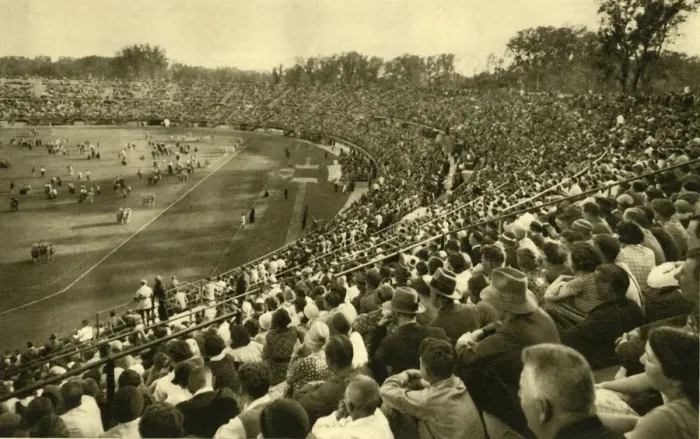 Framed Print : Stadium, Vienna, Austria, c1935. Creator: Unknown Framed Print : Stadium, Vienna, Austria, c1935. Creator: Unknown