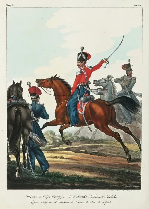 Framed Print : Staff Officer and Chief Officer of the Don Cossacks army, 1830-1840s. Artist: Belousov, Lev Alexandrovich (1806-1864) Framed Print : Staff Officer and Chief Officer of the Don Cossacks army, 1830-1840s. Artist: Belousov, Lev Alexandrovich (1806-1864)