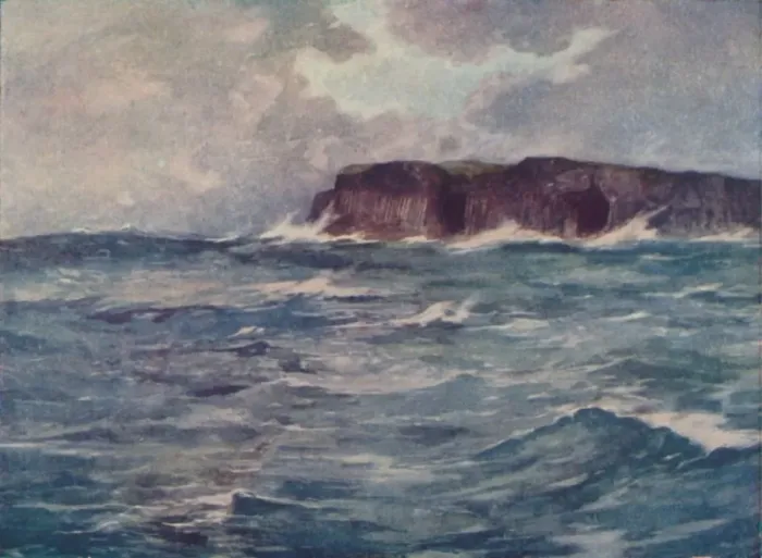 Framed Print : Staffa and Its Caves, 1910. Artist: William Smith Framed Print : Staffa and Its Caves, 1910. Artist: William Smith