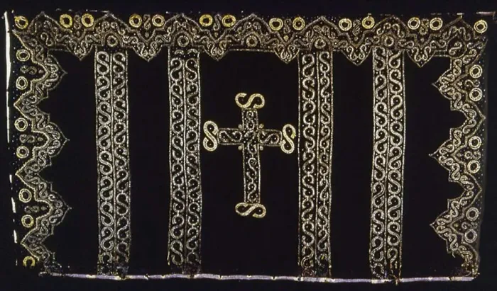 Framed Print : The Stafford Altar Frontal, England, 1620 / 40 (appliqued areas: late 17th century) Framed Print : The Stafford Altar Frontal, England, 1620 / 40 (appliqued areas: late 17th century)