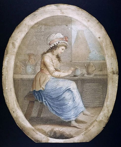 The Staffordshire Girl, late 18th-early 19th century. Artist: WN Gardner