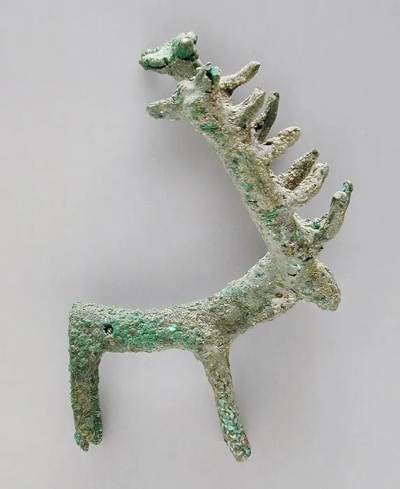 Framed Print : Stag, c.750 B.C.. Creator: Unknown Framed Print : Stag, c.750 B.C.. Creator: Unknown