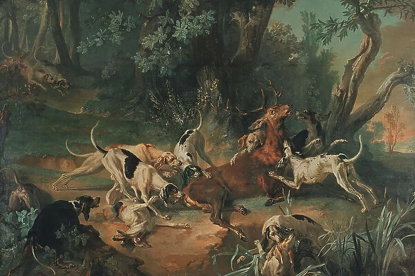 Stag Hunt, 1723. Creator: Jean-Baptiste Oudry