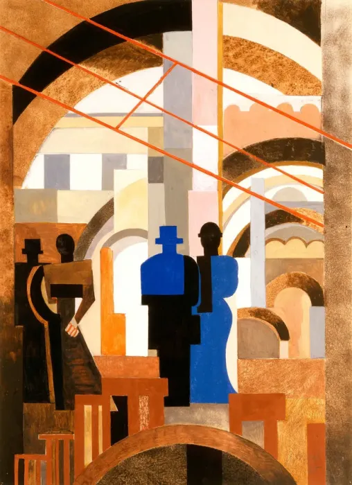 Framed Print : Stage design, 1925 Framed Print : Stage design, 1925