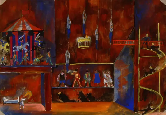 Framed Print : Stage design for the ballet The Nutcracker by P. Tchaykovsky, 1929. Creator: Dmitriyev, Vladimir Vladimirovich (1900-1948) Framed Print : Stage design for the ballet The Nutcracker by P. Tchaykovsky, 1929. Creator: Dmitriyev, Vladimir Vladimirovich (1900-1948)