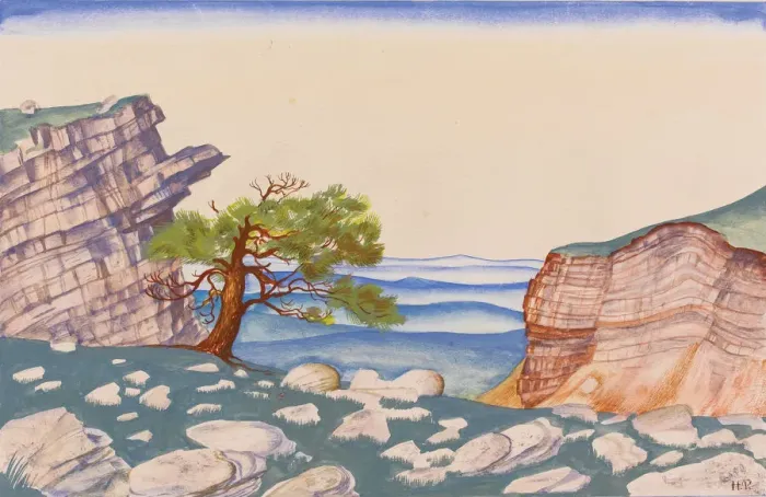 Framed Print : Stage design for the ballet The Rite of Spring (Le Sacre du Printemps) by I. Stravinsky. Artist: Roerich, Nicholas (1874-1947) Framed Print : Stage design for the ballet The Rite of Spring (Le Sacre du Printemps) by I. Stravinsky. Artist: Roerich, Nicholas (1874-1947)
