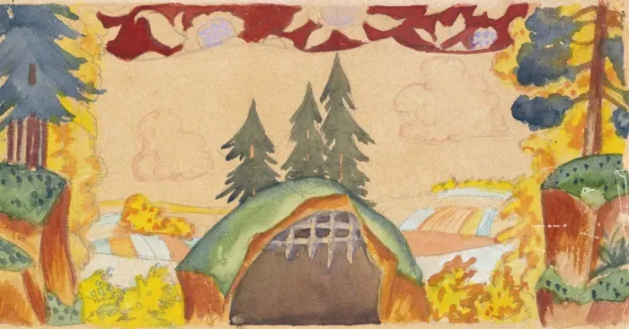 Framed Print : Stage design for the opera The Golden Cockerel by N. Rimsky-Korsakov, 1927. Artist: Kustodiev, Boris Michaylovich (1878-1927) Framed Print : Stage design for the opera The Golden Cockerel by N. Rimsky-Korsakov, 1927. Artist: Kustodiev, Boris Michaylovich (1878-1927)