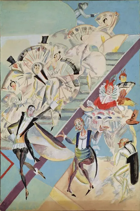 Framed Print : Stage design for the operetta Girofle-Giroflia by Ch. Lecocq, 1922. Artist: Yakulov, Georgi Bogdanovich (1884-1928) Framed Print : Stage design for the operetta Girofle-Giroflia by Ch. Lecocq, 1922. Artist: Yakulov, Georgi Bogdanovich (1884-1928)