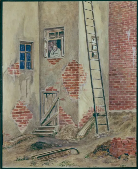 Framed Print : Stage design for the play The Lower Depths by M. Gorky, 1902. Artist: Simov, Viktor Andreyevich (1858-1935) Framed Print : Stage design for the play The Lower Depths by M. Gorky, 1902. Artist: Simov, Viktor Andreyevich (1858-1935)