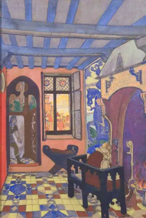 Framed Print : Stage design for the the theatre play Princess Maleine by M. Maeterlinck, 1913 Framed Print : Stage design for the the theatre play Princess Maleine by M. Maeterlinck, 1913